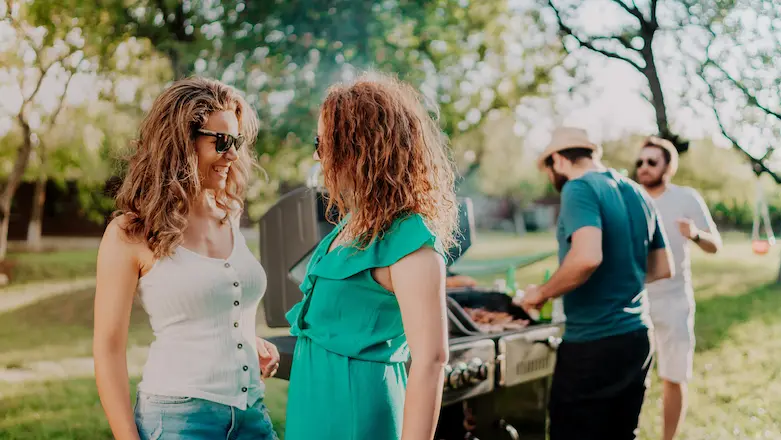 South Shore family enjoying their mosquito-free backyard