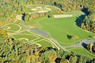 Forge Pond Park trails and greenspace in Hanover Massachusetts